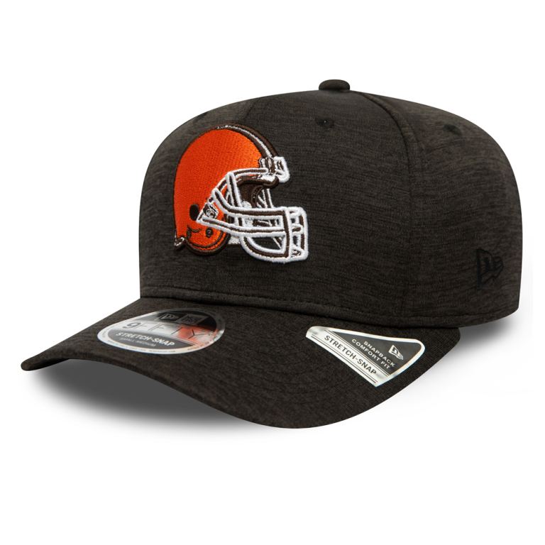 Gorras New Era Nfl Negros - Cleveland s Shadow Tech 9FIFTY Stretch Snap 07453PVZH